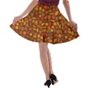 Pattern Background Ethnic Tribal A-line Skater Skirt View2