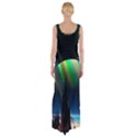Planets In Space Stars Maxi Thigh Split Dress View2