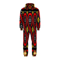 Toraja Traditional Art Pattern Hooded Jumpsuit (kids)