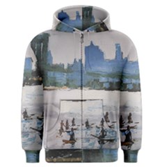 Brooklyn Bridge East River Sup Nyc Surfers Zipper Hoodie