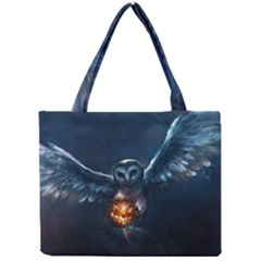 Owl And Fire Ball Mini Tote Bag by Amaryn4rt