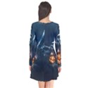 Owl And Fire Ball Flare Dress View2