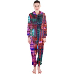 City Photography And Art Hooded Jumpsuit (ladies) 