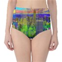 New York City Skyline High-Waist Bikini Bottoms View1