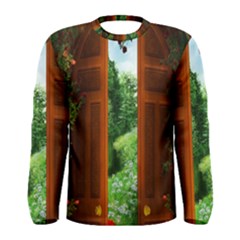 Beautiful World Entry Door Fantasy Men s Long Sleeve Tee by Amaryn4rt