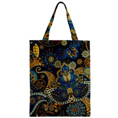 Retro Ethnic Background Pattern Vector Zipper Classic Tote Bag by Amaryn4rt
