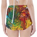 Stained Glass Patterns Colorful High-Waisted Bikini Bottoms View2
