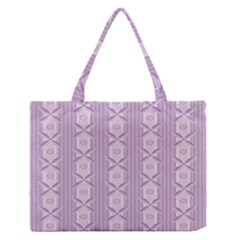 Flower Star Purple Medium Zipper Tote Bag by Alisyart