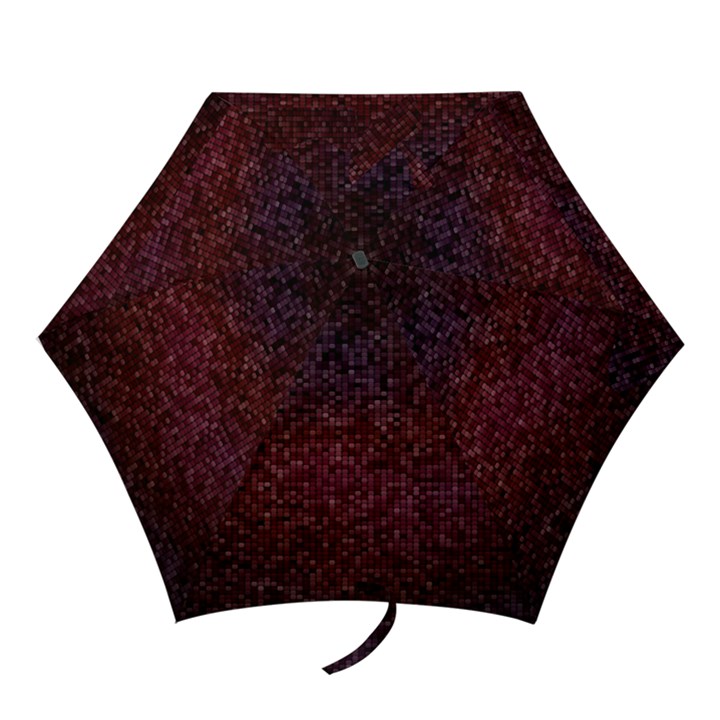 3d Tiny Dots Pattern Texture Mini Folding Umbrellas