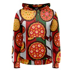 Pizza Italia Beef Flag Women s Pullover Hoodie