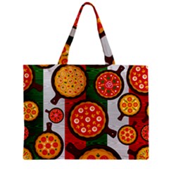 Pizza Italia Beef Flag Zipper Mini Tote Bag