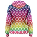 Colorful Rainbow Moroccan Pattern Women s Pullover Hoodie View2