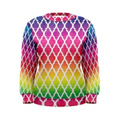 Colorful Rainbow Moroccan Pattern Women s Sweatshirt by Amaryn4rt