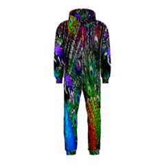 3d Peacock Pattern Hooded Jumpsuit (kids)