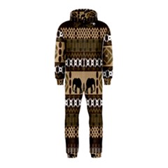 African Vector Patterns  Hooded Jumpsuit (kids)