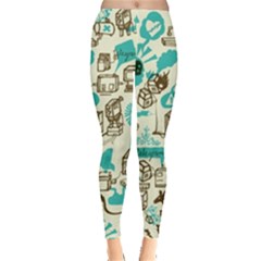 Telegramme Leggings  by Amaryn4rt