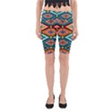 African Tribal Patterns Yoga Cropped Leggings View1