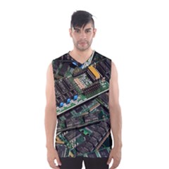 Computer Ram Tech Men s Basketball Tank Top by Amaryn4rt