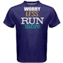 Worry less run more - Men s Cotton Tee View1