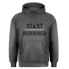 Start Running - Men s Pullover Hoodie by FunnySaying