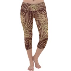 Beautiful Patterns Vector Capri Yoga Leggings by Amaryn4rt