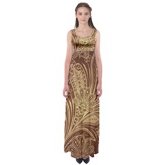Beautiful Patterns Vector Empire Waist Maxi Dress by Amaryn4rt