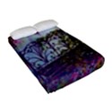 Bench In Spring Forest Fitted Sheet (Full/ Double Size) View2