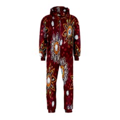 India Traditional Fabric Hooded Jumpsuit (kids)