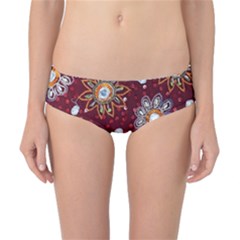 India Traditional Fabric Classic Bikini Bottoms by Amaryn4rt