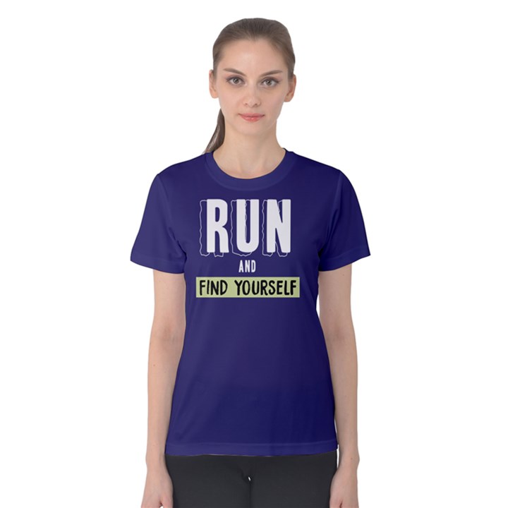 Run and find yourself - Women s Cotton Tee