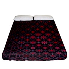 Star Patterns Fitted Sheet (king Size) by Amaryn4rt