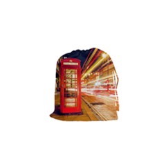 Telephone Box London Night Drawstring Pouches (XS) 