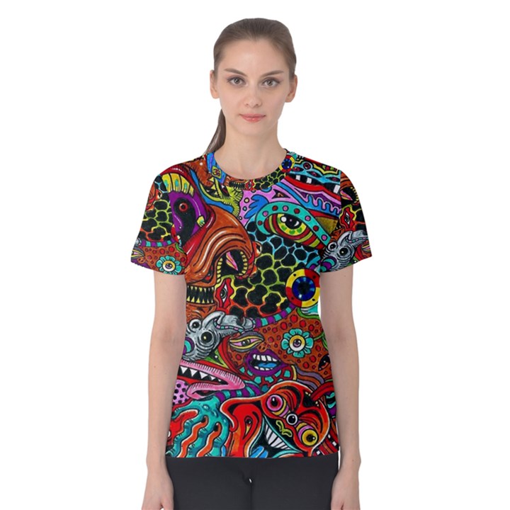 Vector Art Pattern Women s Cotton Tee