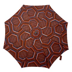 3d Abstract Patterns Hexagons Honeycomb Hook Handle Umbrellas (small) by Amaryn4rt