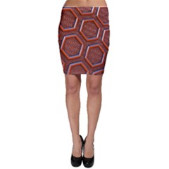 3d Abstract Patterns Hexagons Honeycomb Bodycon Skirt by Amaryn4rt