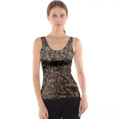 A Complex Maze Generated Pattern Tank Top