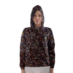 A Complex Maze Generated Pattern Hooded Wind Breaker (women) by Amaryn4rt