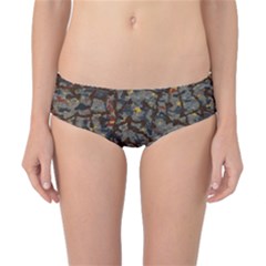 A Complex Maze Generated Pattern Classic Bikini Bottoms