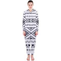 Aztec Pattern Hooded Jumpsuit (ladies) 