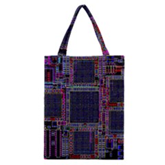 Technology Circuit Board Layout Pattern Classic Tote Bag by Amaryn4rt