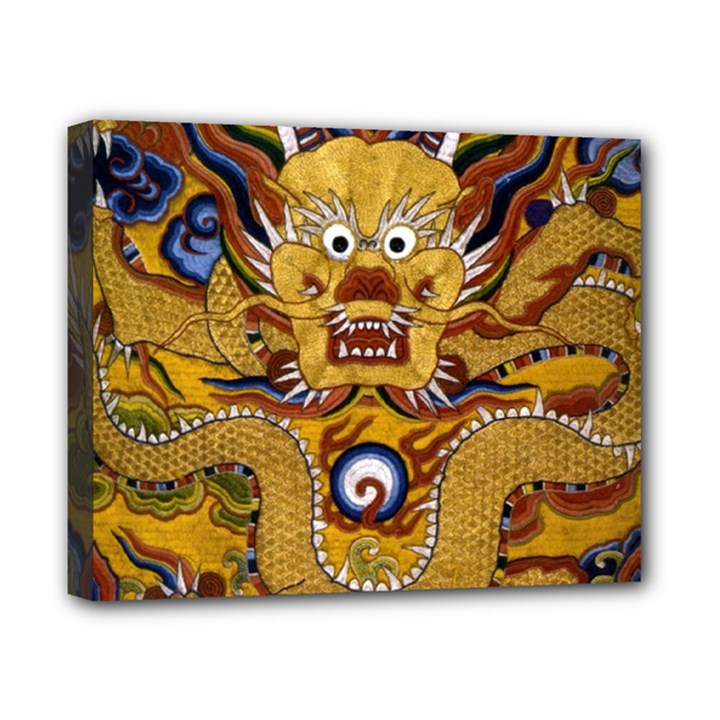 Chinese Dragon Pattern Canvas 10  x 8 