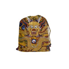 Chinese Dragon Pattern Drawstring Pouches (Medium) 