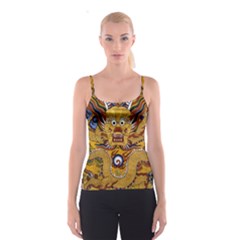 Chinese Dragon Pattern Spaghetti Strap Top