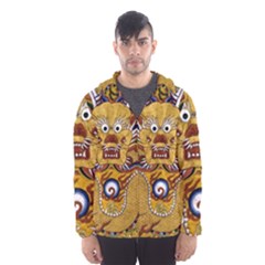 Chinese Dragon Pattern Hooded Wind Breaker (Men)