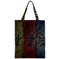 Circuit Board Seamless Patterns Set Zipper Classic Tote Bag by Amaryn4rt