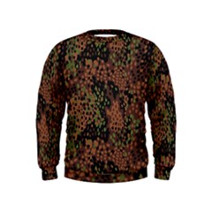 Digital Camouflage Kids  Sweatshirt by Amaryn4rt