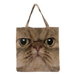 Cute Persian Cat Face In Closeup Grocery Tote Bag by Amaryn4rt