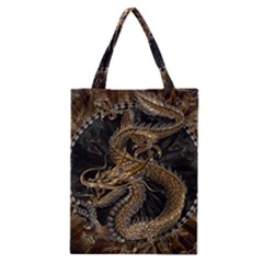 Dragon Pentagram Classic Tote Bag by Amaryn4rt