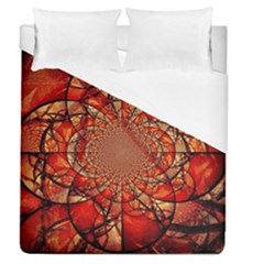 Dreamcatcher Stained Glass Duvet Cover (queen Size) by Amaryn4rt