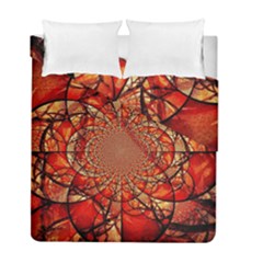 Dreamcatcher Stained Glass Duvet Cover Double Side (full/ Double Size) by Amaryn4rt
